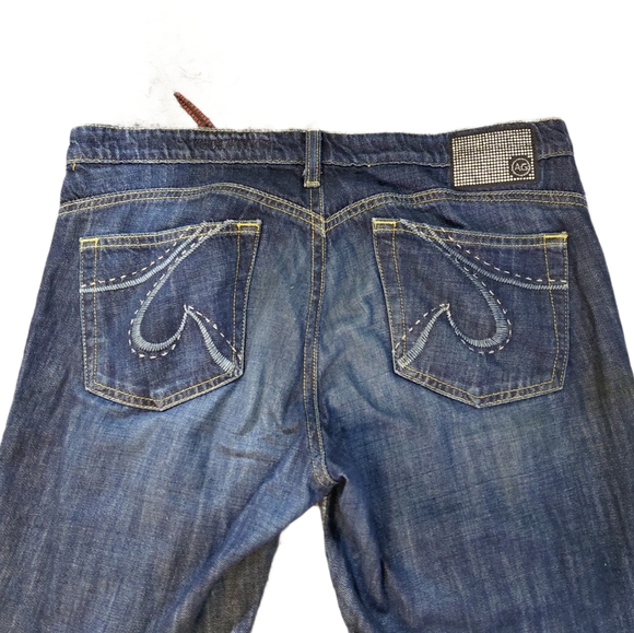 Adriano Goldschmied New Legend Jeans AG Women's Distressed Denim Pants Size 30 R - Picture 7 of 10